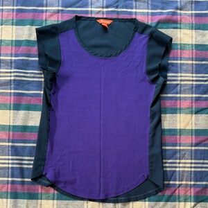 Joe Fresh Purple & Black Shirt